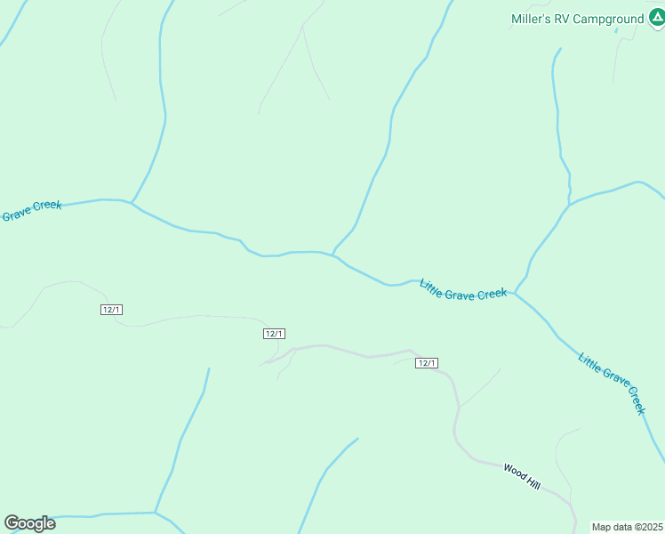 map of restaurants, bars, coffee shops, grocery stores, and more near 185 Wood Hill in Moundsville