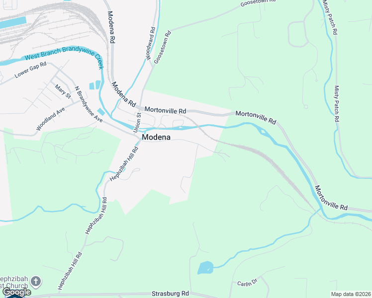 map of restaurants, bars, coffee shops, grocery stores, and more near 4 Hall Hill Road in Modena