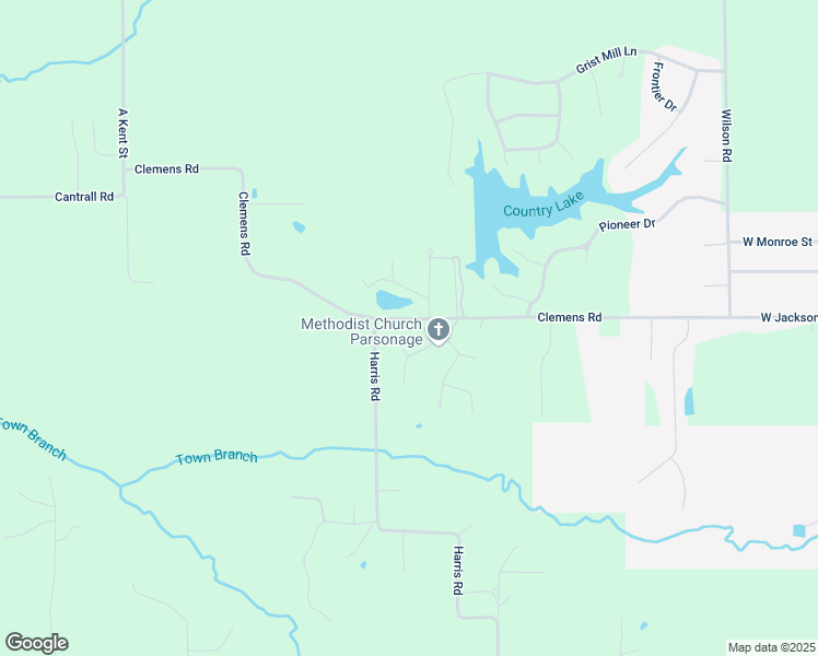 map of restaurants, bars, coffee shops, grocery stores, and more near Linn Drive in Athens