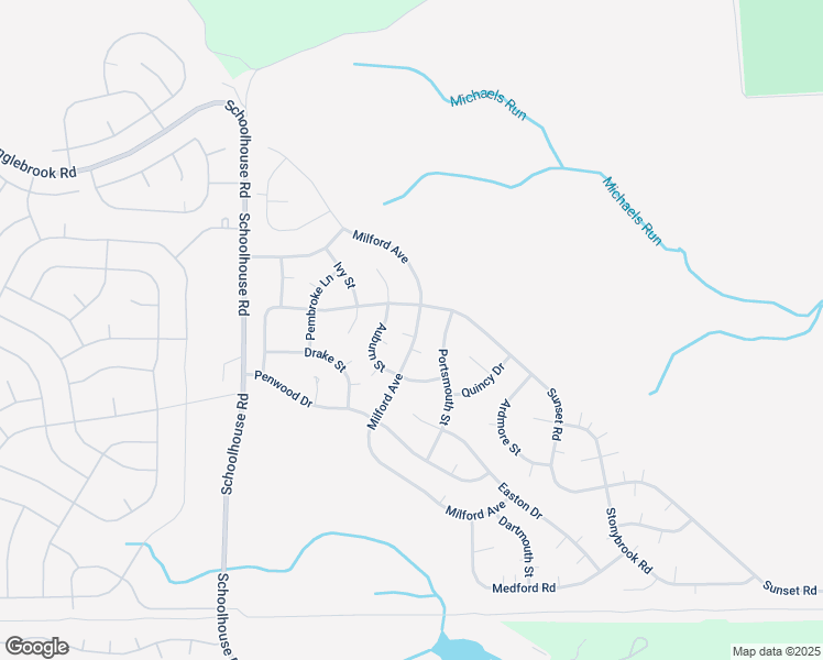 map of restaurants, bars, coffee shops, grocery stores, and more near 21 Auburn Street in Manchester Township