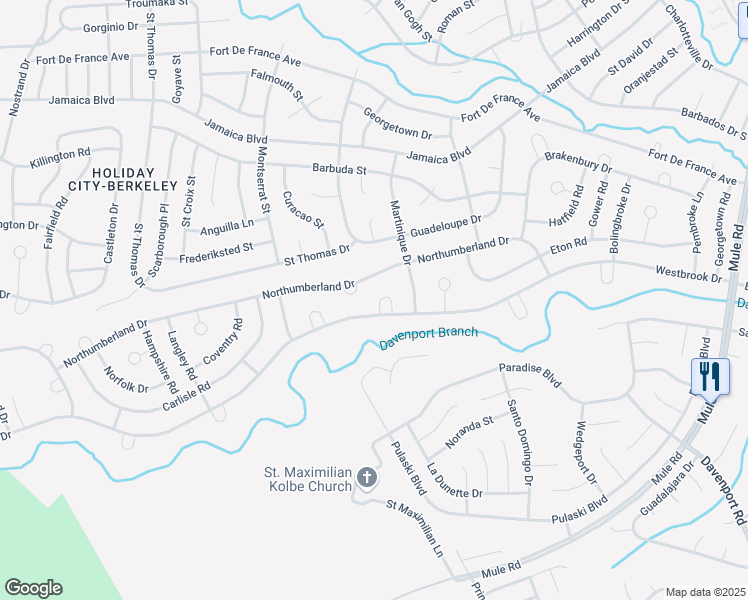 map of restaurants, bars, coffee shops, grocery stores, and more near 16 Ely Court in Toms River