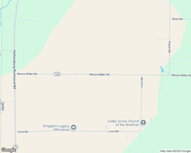 map of restaurants, bars, coffee shops, grocery stores, and more near 283 Moore Miller Road in Hollansburg