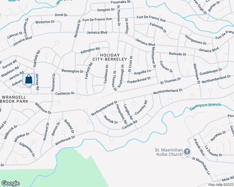 map of restaurants, bars, coffee shops, grocery stores, and more near 31 Scarborough Place in Toms River