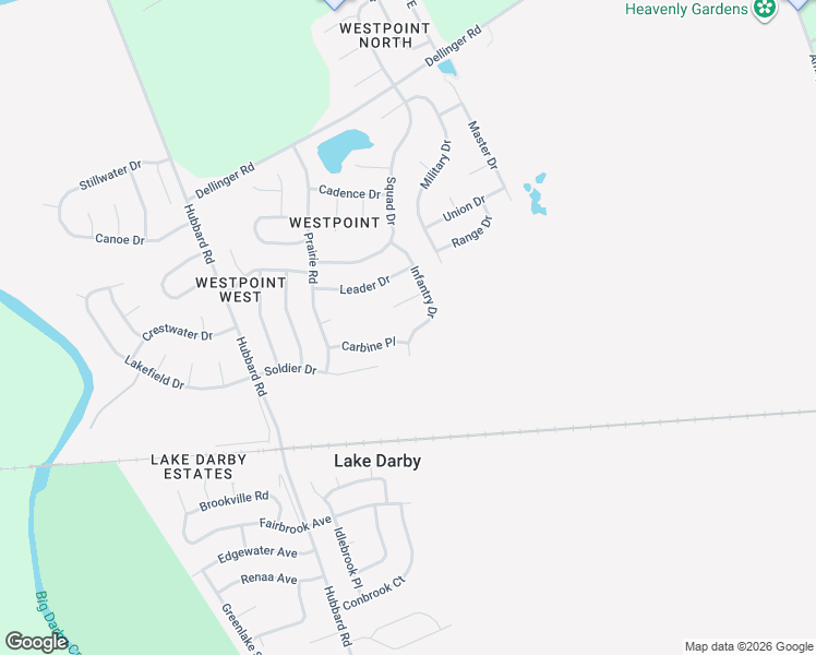 map of restaurants, bars, coffee shops, grocery stores, and more near 633 Infantry Drive in Galloway
