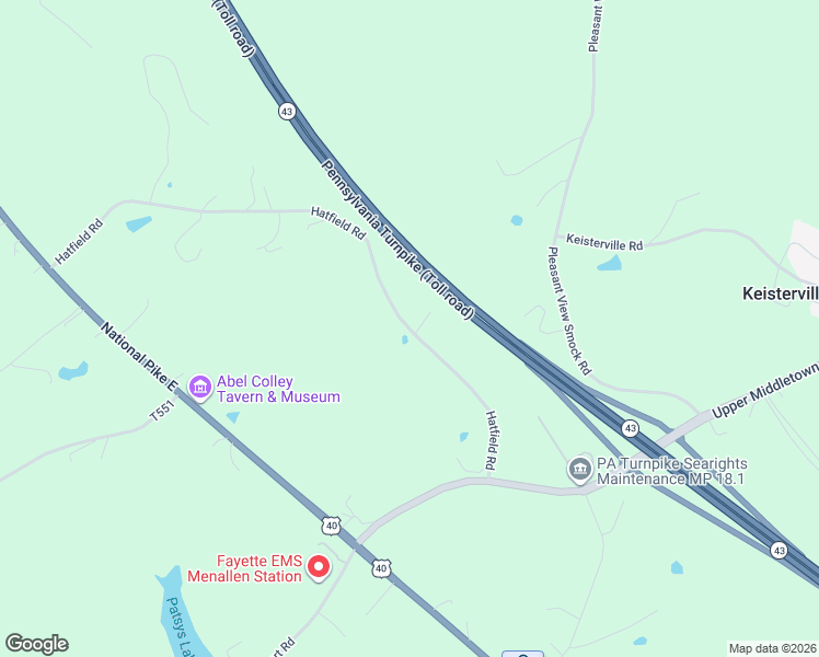 map of restaurants, bars, coffee shops, grocery stores, and more near 215 Hatfield Road in Smock