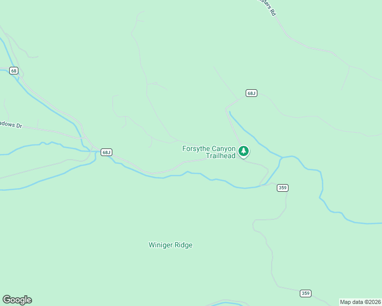 map of restaurants, bars, coffee shops, grocery stores, and more near 2001 County Road 68 in Nederland