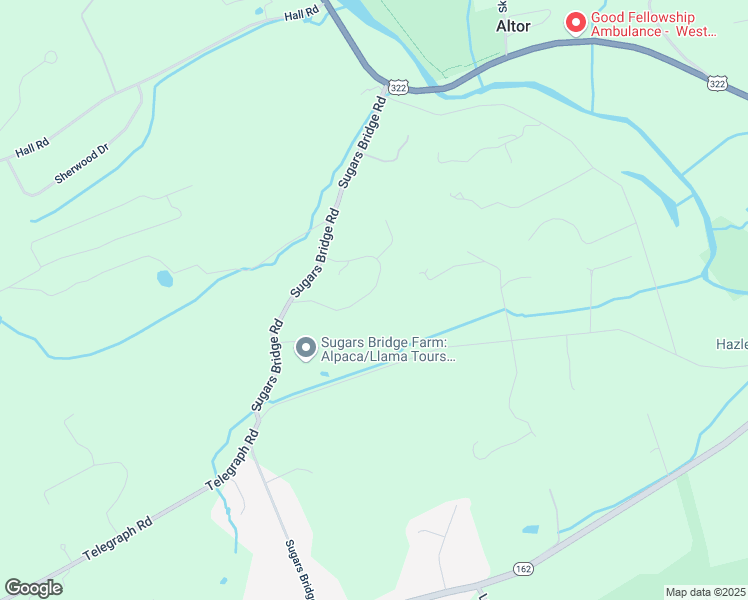 map of restaurants, bars, coffee shops, grocery stores, and more near 925 Dogwood Hill Road in West Chester