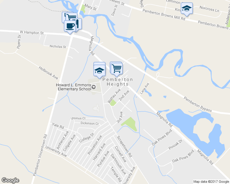 map of restaurants, bars, coffee shops, grocery stores, and more near 13 Rottau Avenue in Pemberton