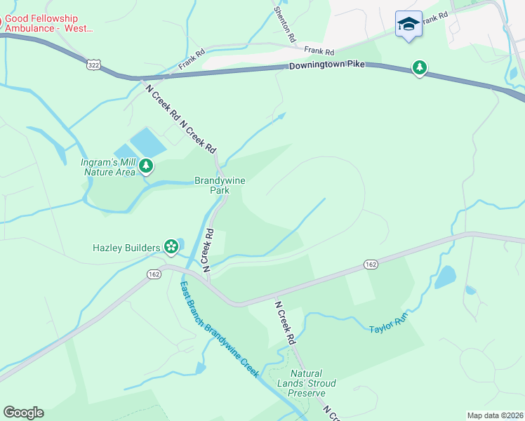 map of restaurants, bars, coffee shops, grocery stores, and more near 935 Copes Lane in West Chester