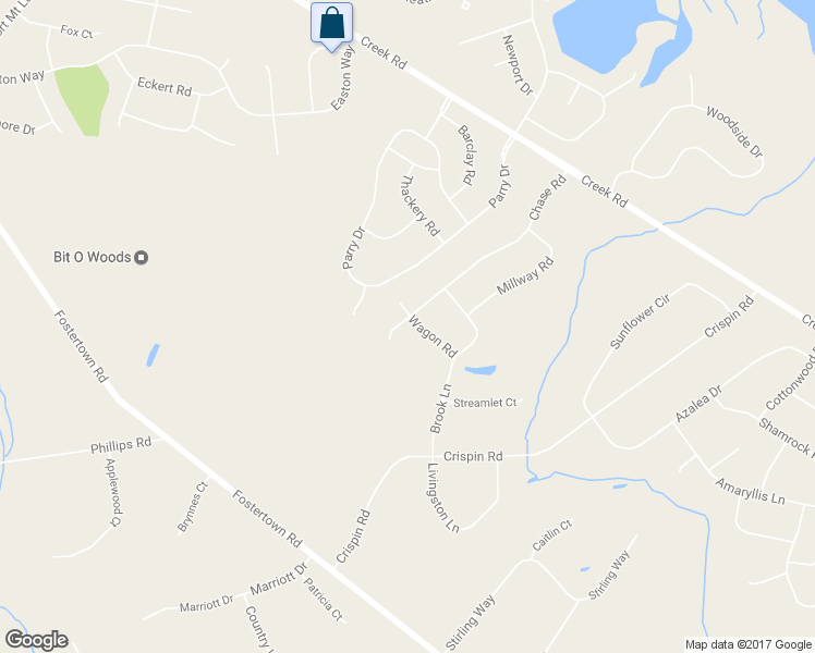 map of restaurants, bars, coffee shops, grocery stores, and more near 37 Chase Road in Lumberton