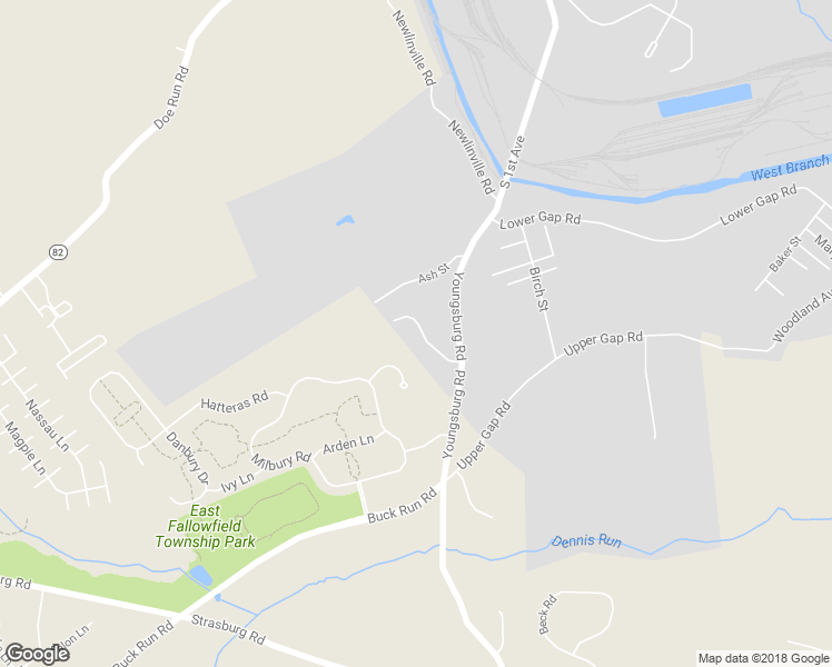 map of restaurants, bars, coffee shops, grocery stores, and more near 25 Branford Way in Coatesville