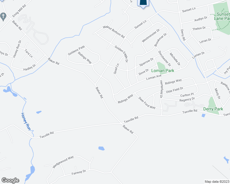 map of restaurants, bars, coffee shops, grocery stores, and more near 3001 Ridings Way in York