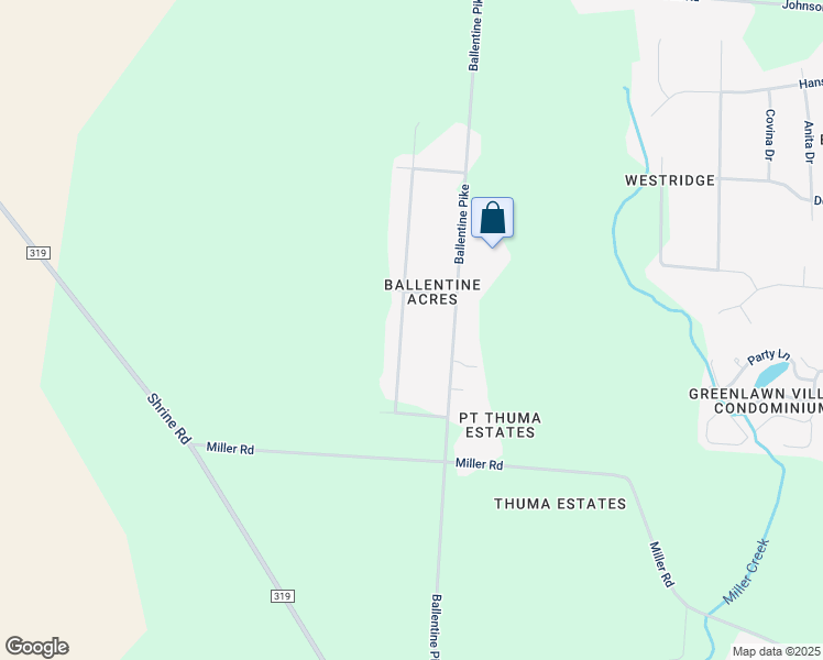 map of restaurants, bars, coffee shops, grocery stores, and more near 2330 Leon Lane in Springfield