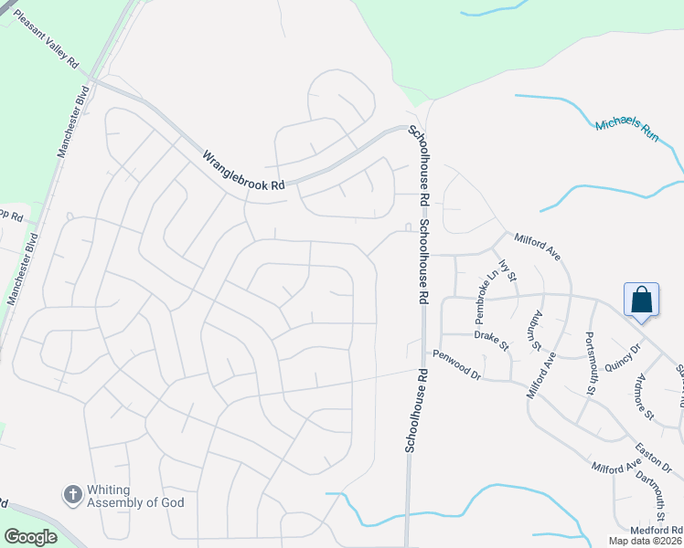 map of restaurants, bars, coffee shops, grocery stores, and more near 9 Hudson Parkway in Manchester Township