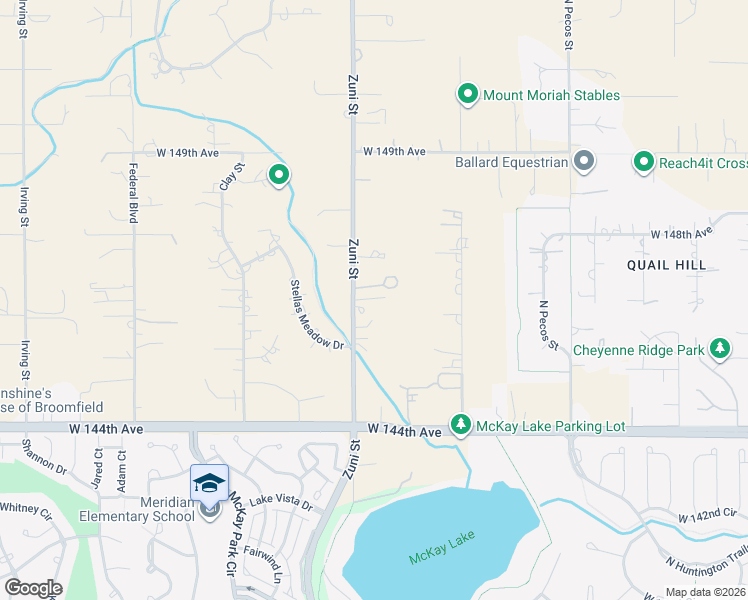 map of restaurants, bars, coffee shops, grocery stores, and more near in Thornton