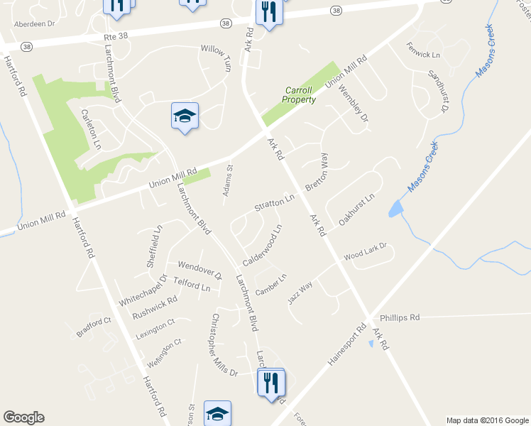 map of restaurants, bars, coffee shops, grocery stores, and more near 143 Banwell Lane in Mount Laurel