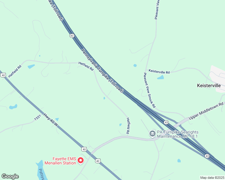 map of restaurants, bars, coffee shops, grocery stores, and more near 230 Hatfield Road in Smock