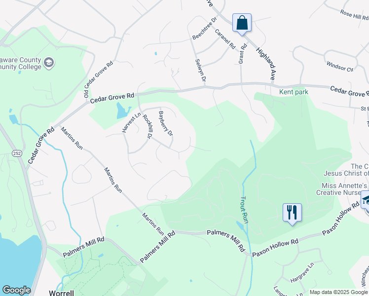 14 Tower Road, Broomall PA Walk Score