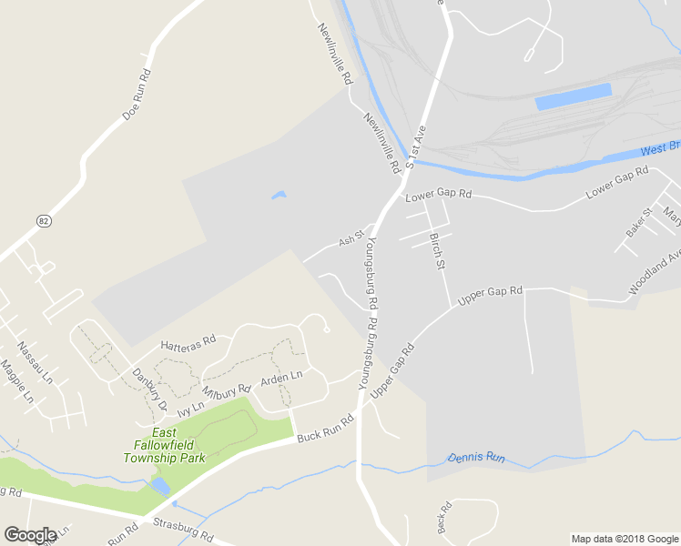 map of restaurants, bars, coffee shops, grocery stores, and more near 1 Branford Way in Coatesville