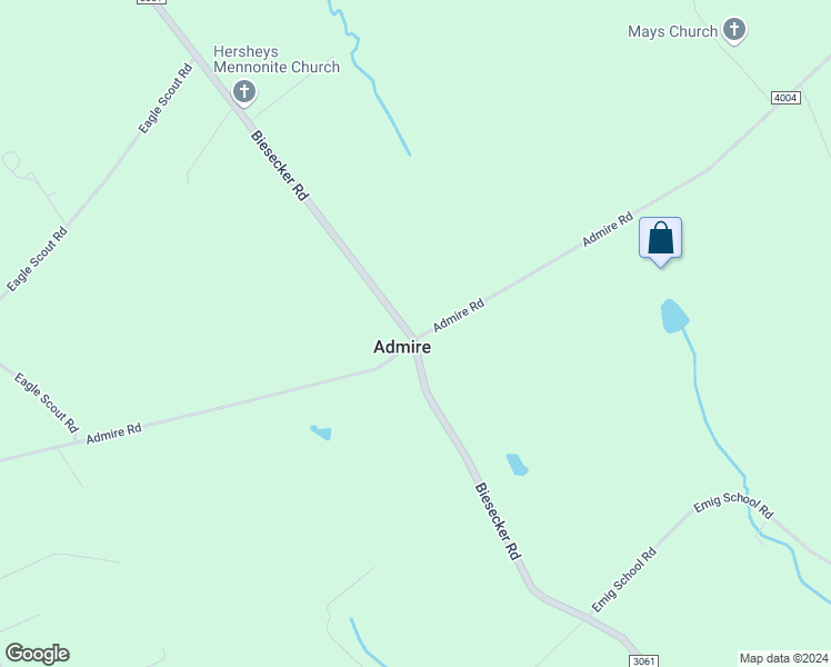 map of restaurants, bars, coffee shops, grocery stores, and more near 3695 Admire Road in Dover