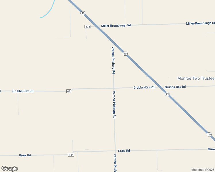 map of restaurants, bars, coffee shops, grocery stores, and more near 8636 Grubbs-Rex Road in Arcanum