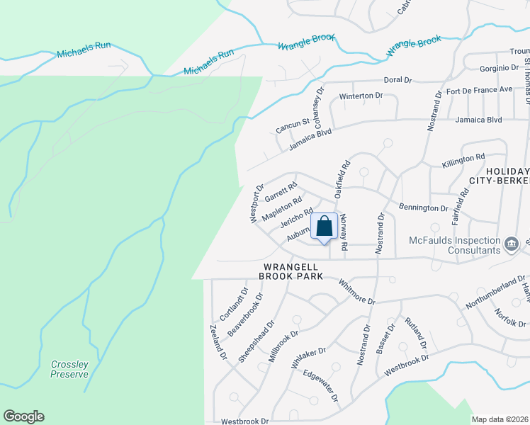map of restaurants, bars, coffee shops, grocery stores, and more near 64 Westport Drive in Toms River