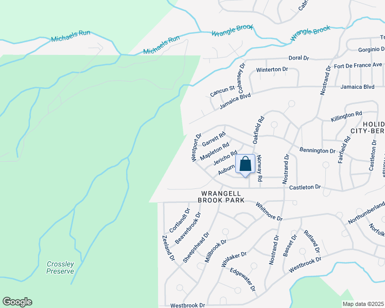 map of restaurants, bars, coffee shops, grocery stores, and more near 64 Westport Drive in Toms River