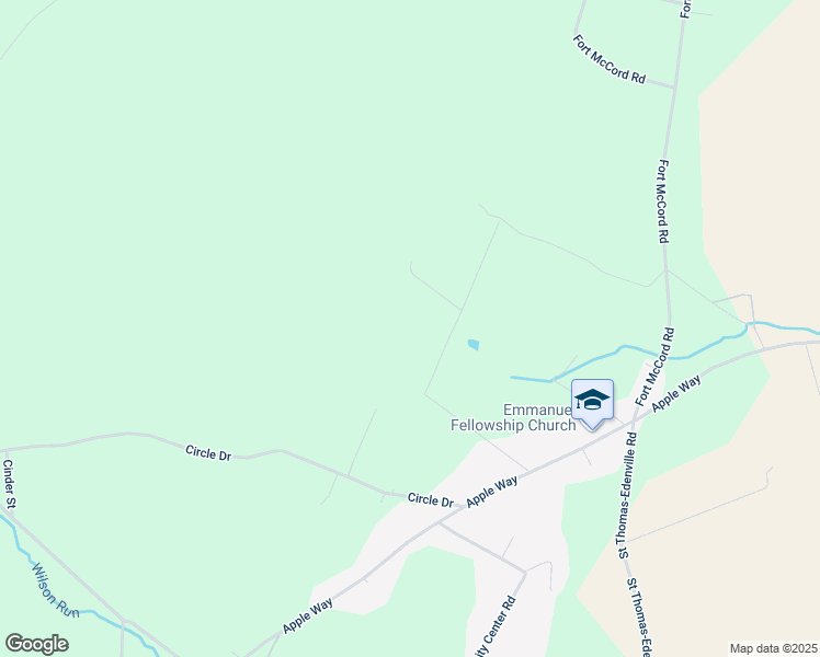 map of restaurants, bars, coffee shops, grocery stores, and more near 9619 Eden Drive in Chambersburg