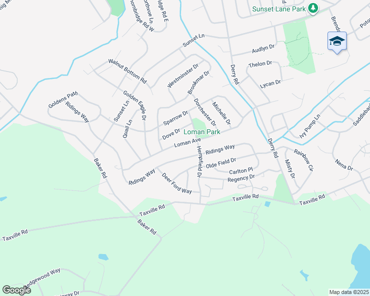 map of restaurants, bars, coffee shops, grocery stores, and more near 2842 Loman Avenue in Shiloh