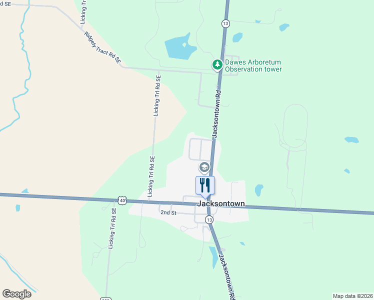 map of restaurants, bars, coffee shops, grocery stores, and more near 22 Liberty Avenue in Newark