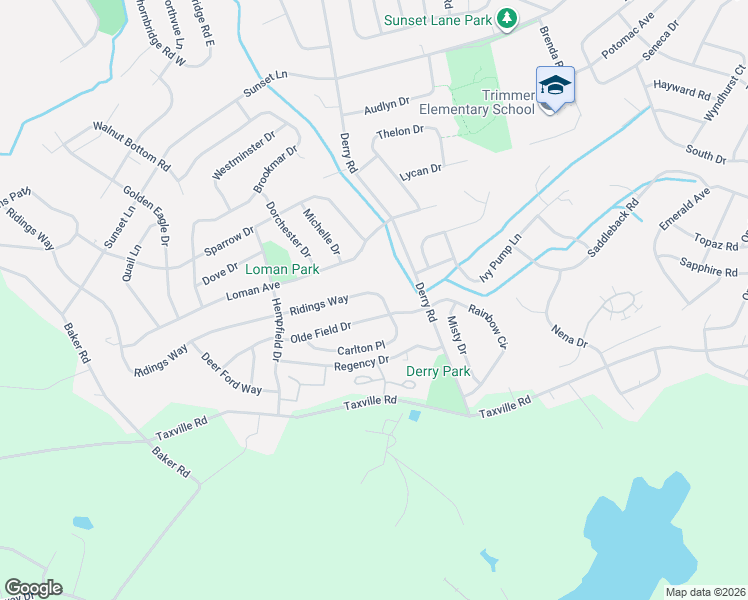 map of restaurants, bars, coffee shops, grocery stores, and more near 2705 Ridings Way in York