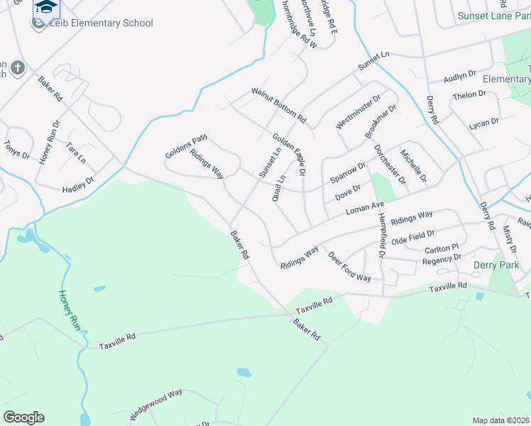 map of restaurants, bars, coffee shops, grocery stores, and more near 3041 Ridings Way in York