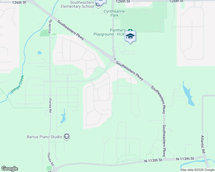 map of restaurants, bars, coffee shops, grocery stores, and more near 15645 Wellsprings Place in Fishers