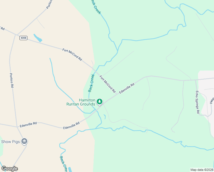 map of restaurants, bars, coffee shops, grocery stores, and more near 4518 Fort McCord Road in Chambersburg