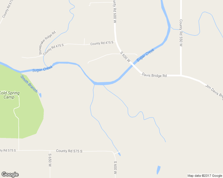 map of restaurants, bars, coffee shops, grocery stores, and more near 5123 Davis Bridge Road in Crawfordsville