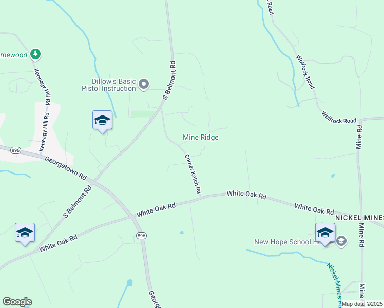 map of restaurants, bars, coffee shops, grocery stores, and more near 33 Corner Ketch Road in Paradise