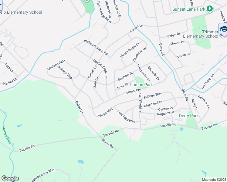 map of restaurants, bars, coffee shops, grocery stores, and more near 1845 Golden Eagle Drive in York