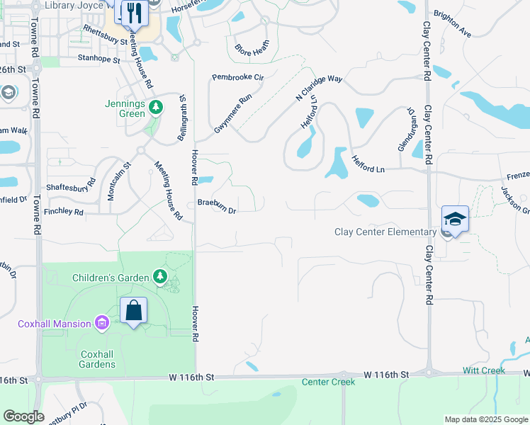 map of restaurants, bars, coffee shops, grocery stores, and more near 1829 Braeburn Drive in Carmel