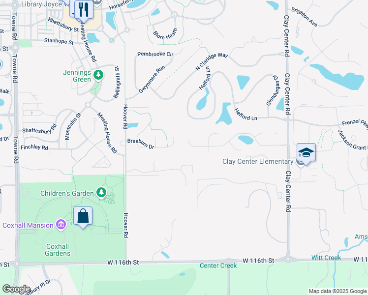 map of restaurants, bars, coffee shops, grocery stores, and more near 1829 Braeburn Drive in Carmel
