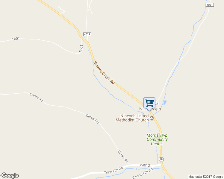 map of restaurants, bars, coffee shops, grocery stores, and more near in Nineveh