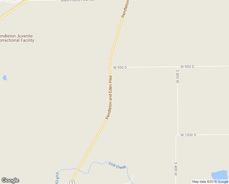 map of restaurants, bars, coffee shops, grocery stores, and more near 9662 Indiana 9 in Pendleton