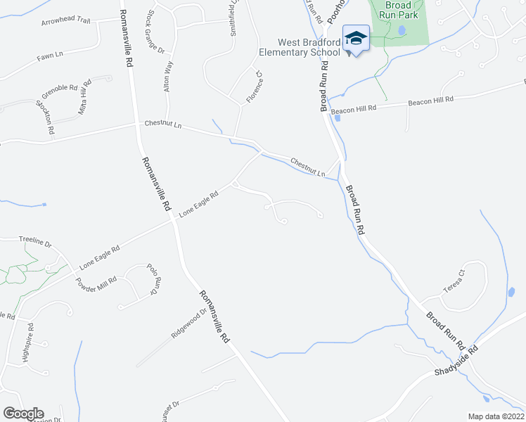 map of restaurants, bars, coffee shops, grocery stores, and more near 1880 Thistle Court in Downingtown