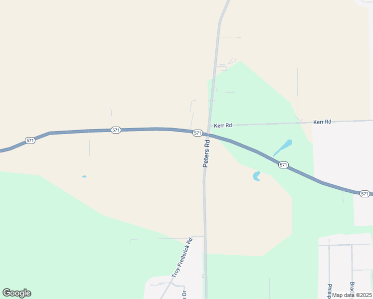 map of restaurants, bars, coffee shops, grocery stores, and more near 5092 Peters Road in Tipp City