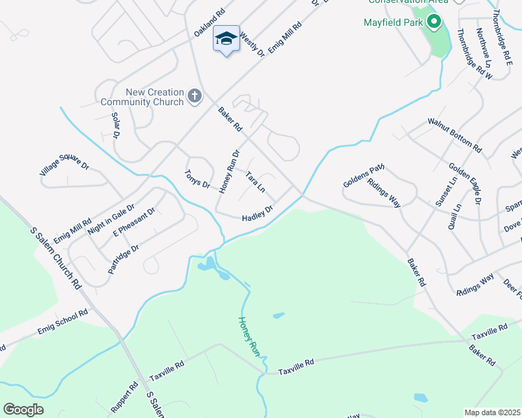 map of restaurants, bars, coffee shops, grocery stores, and more near 2731 Lenox Place in York