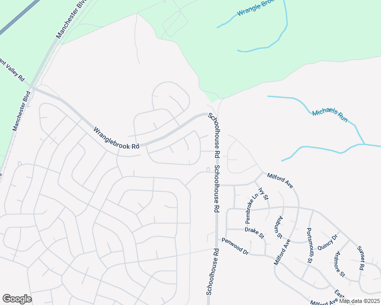 map of restaurants, bars, coffee shops, grocery stores, and more near 3B Bayberry Lane in Manchester Township