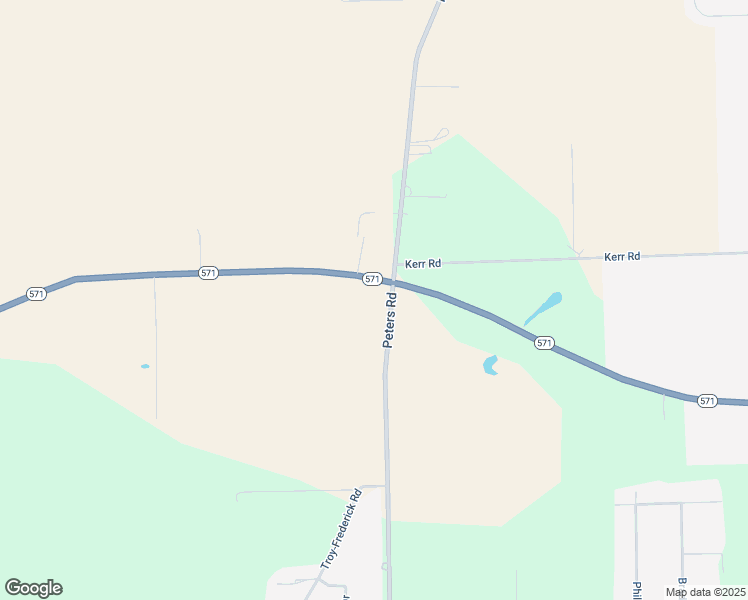 map of restaurants, bars, coffee shops, grocery stores, and more near 5092 Peters Road in Tipp City