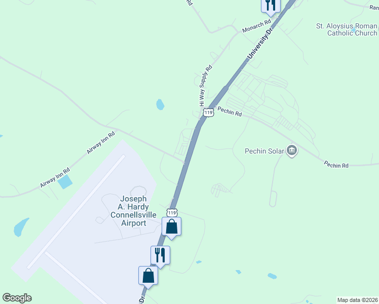 map of restaurants, bars, coffee shops, grocery stores, and more near in Dunbar