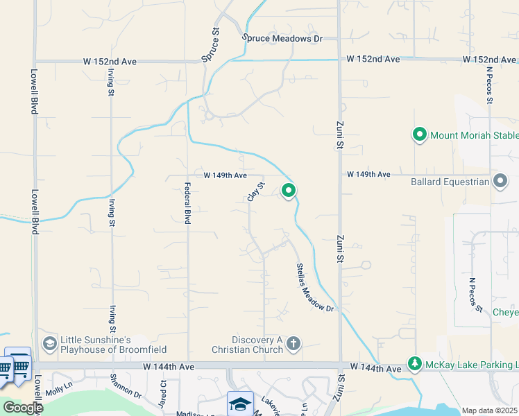 map of restaurants, bars, coffee shops, grocery stores, and more near in Thornton