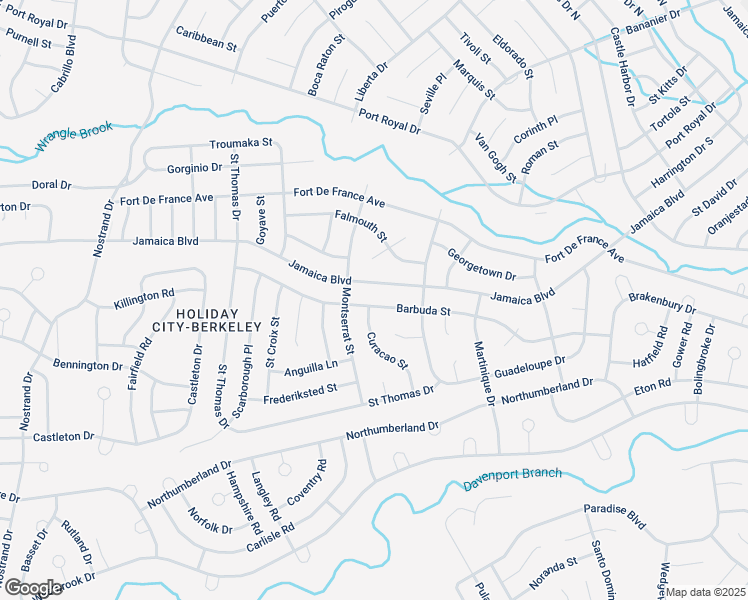 map of restaurants, bars, coffee shops, grocery stores, and more near 92 Barbuda Street in Toms River