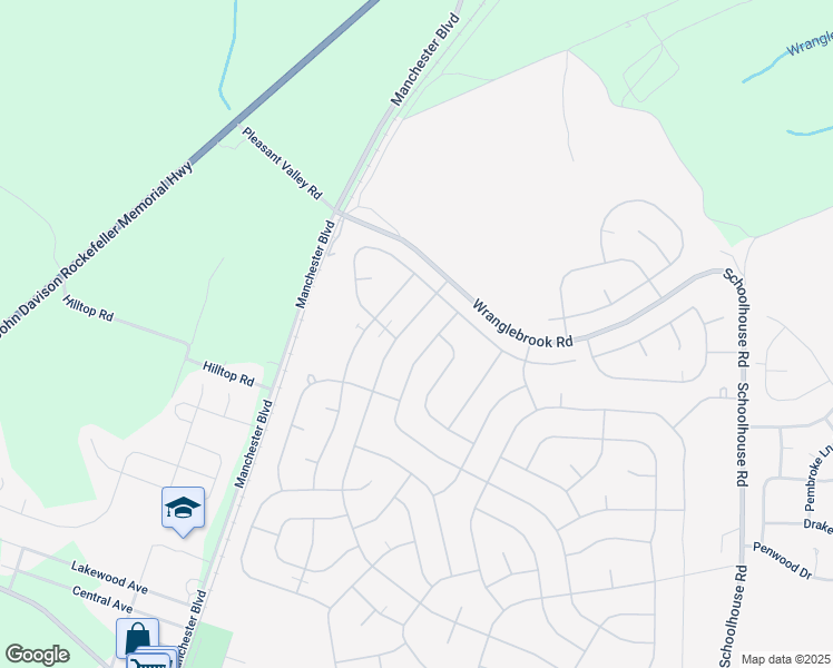 map of restaurants, bars, coffee shops, grocery stores, and more near 157 C Hudson Parkway in Manchester Township